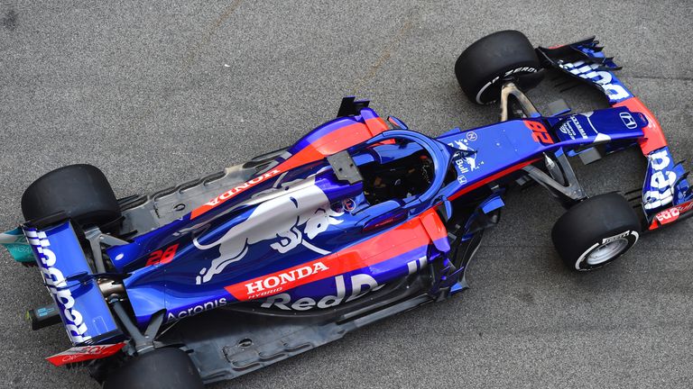 www.sutton-images.com..The new Scuderia Toro Rosso STR13 at Formula One Testing, Day One, Barcelona, Spain, 26 February 2018.
