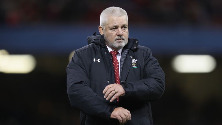 CARDIFF, WALES - FEBRUARY 03:  Warren Gatland, the Wales head coach looks on during the NatWest Six Nations match between Wales and Scotland at the Princip
