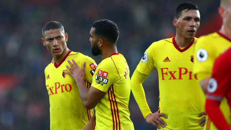 Richarlison is an aggressive figure on the pitch