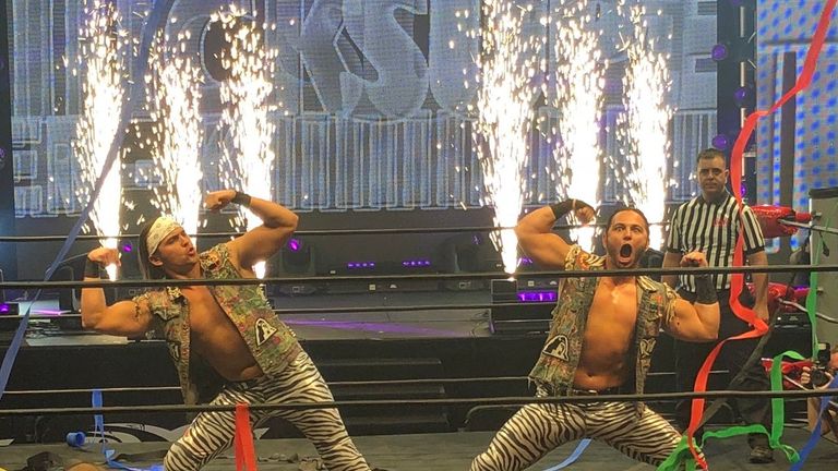 The Young Bucks are one of the most highly-rated tag teams in the world (picture: @MattJackson13)
