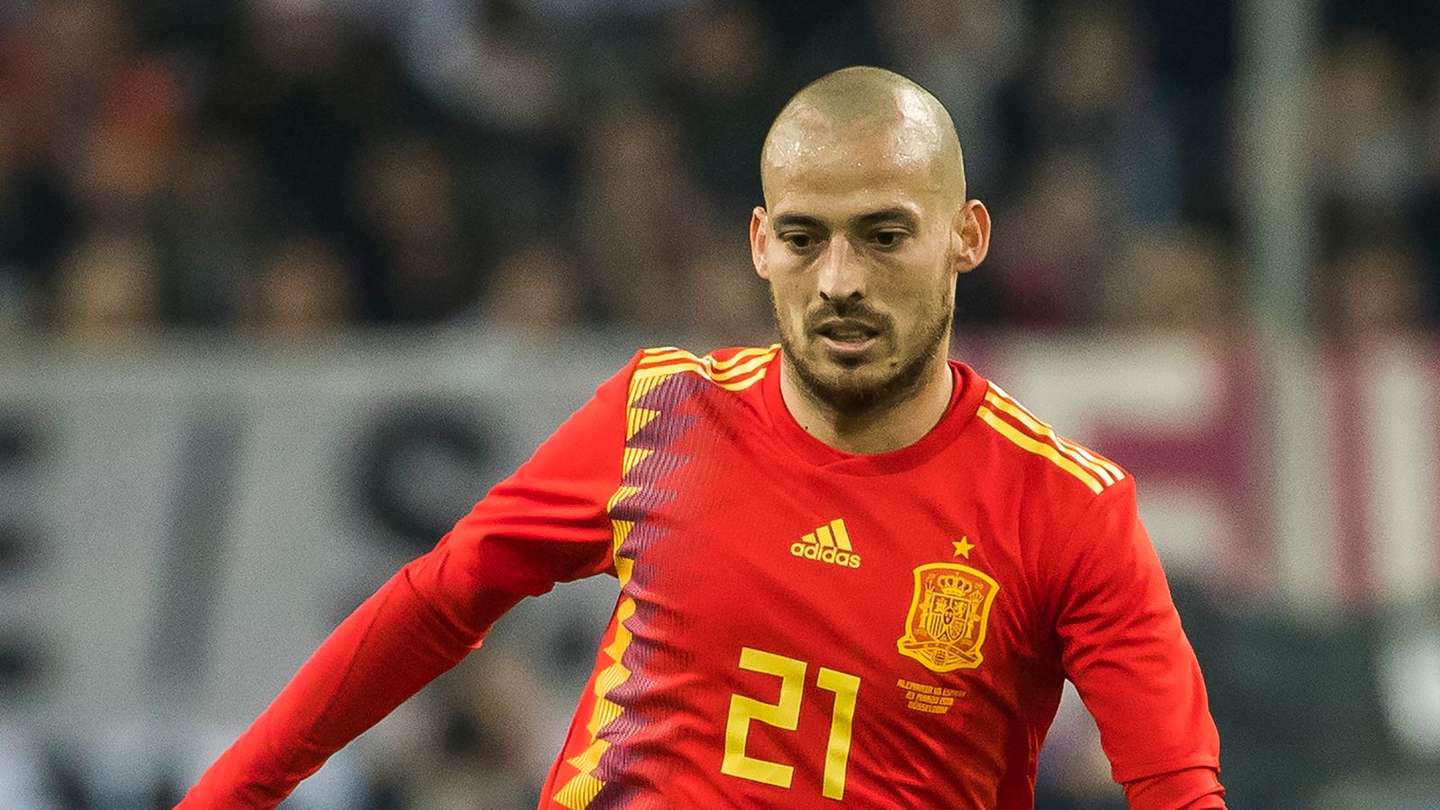 Man City midfielder David Silva released from Spain squad for 'personal ...