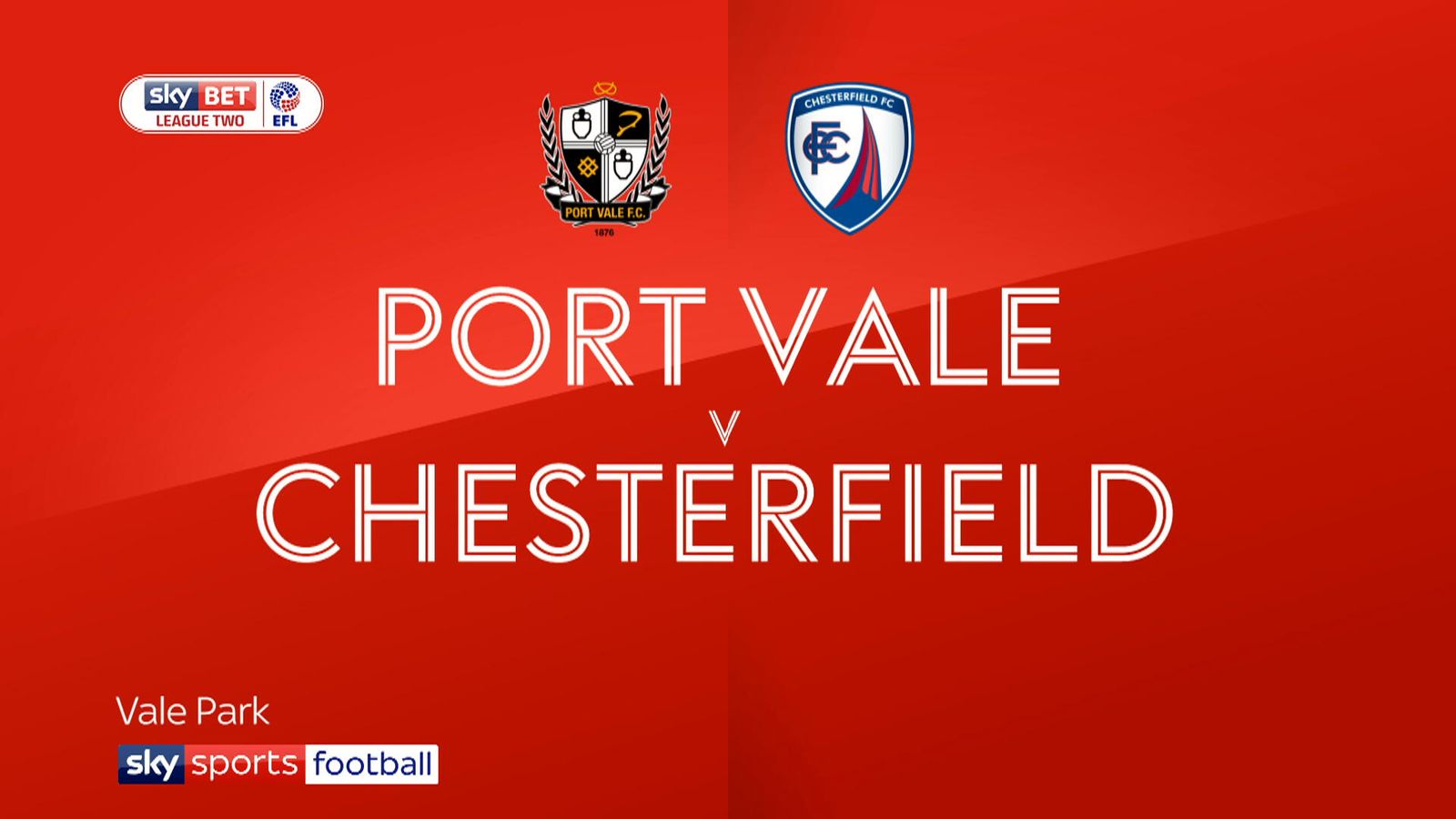 Port Vale 2-1 Chesterfield: 10-man Vale leave it late to win | Football ...