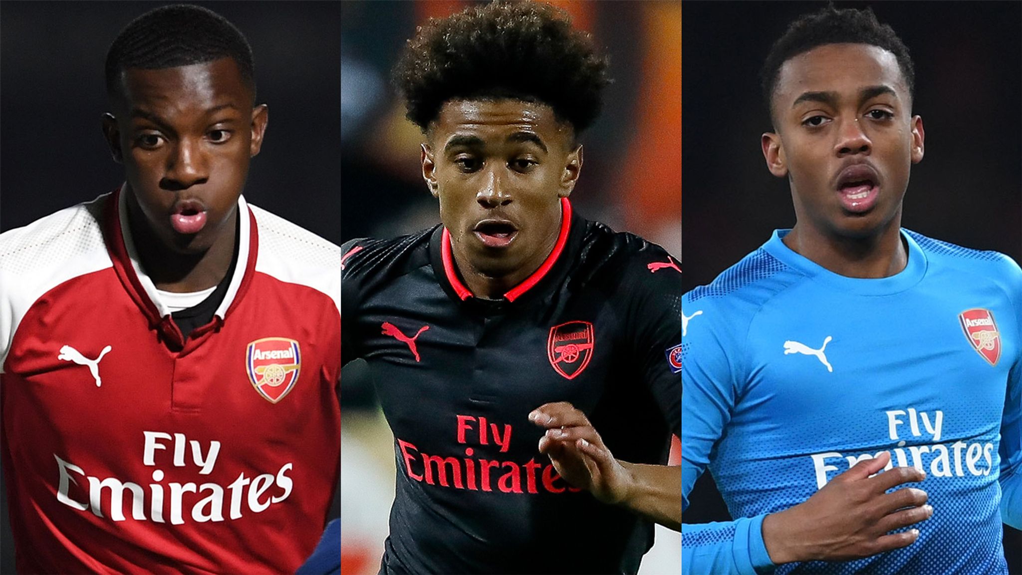 Reiss Nelson Eddie Nketiah Joe Willock Arsenal Youngsters To Get Their Chance Football News Sky Sports