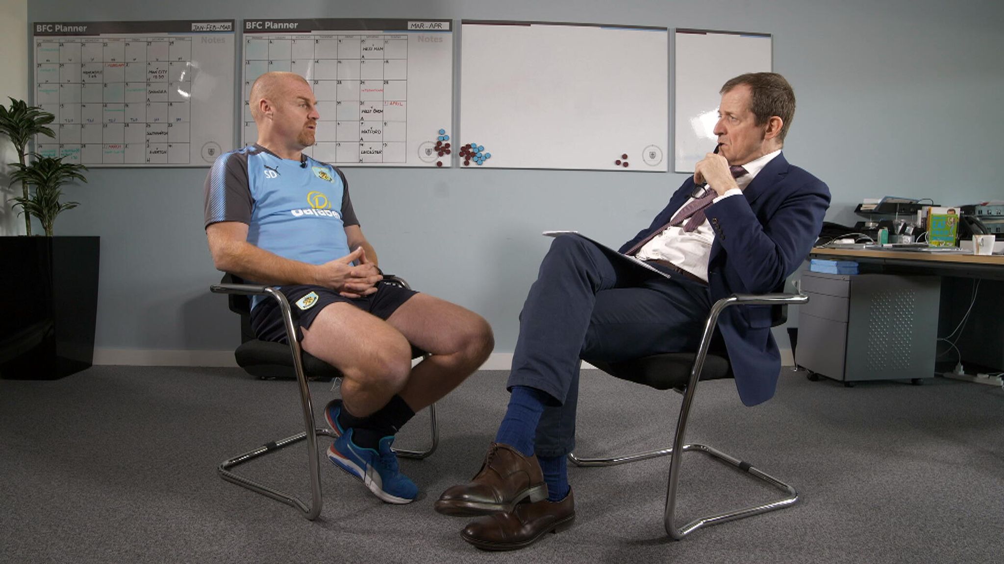 When Alastair Campbell Met Sean Dyche: Burnley V Everton, Clarets ...