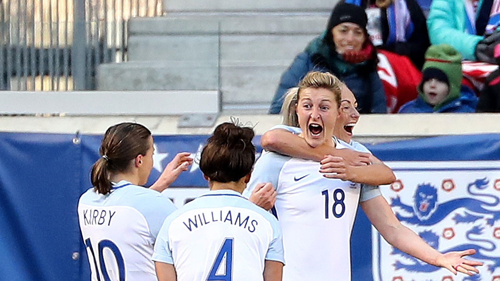 Germany Women 2-2 England Women: Ellen White's double rescues point for  Lionesses, Football News