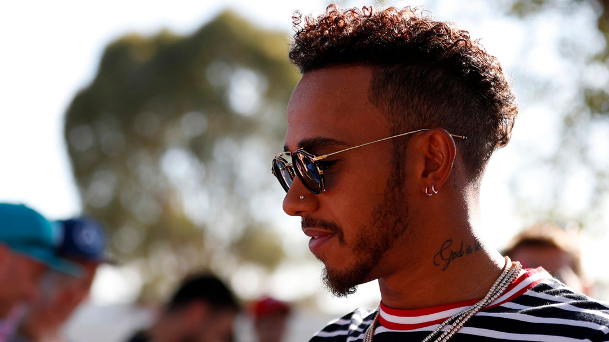 Lewis Hamilton shows off new hairstyle ahead of the Shanghai Grand Prix in  China  Daily Mail Online