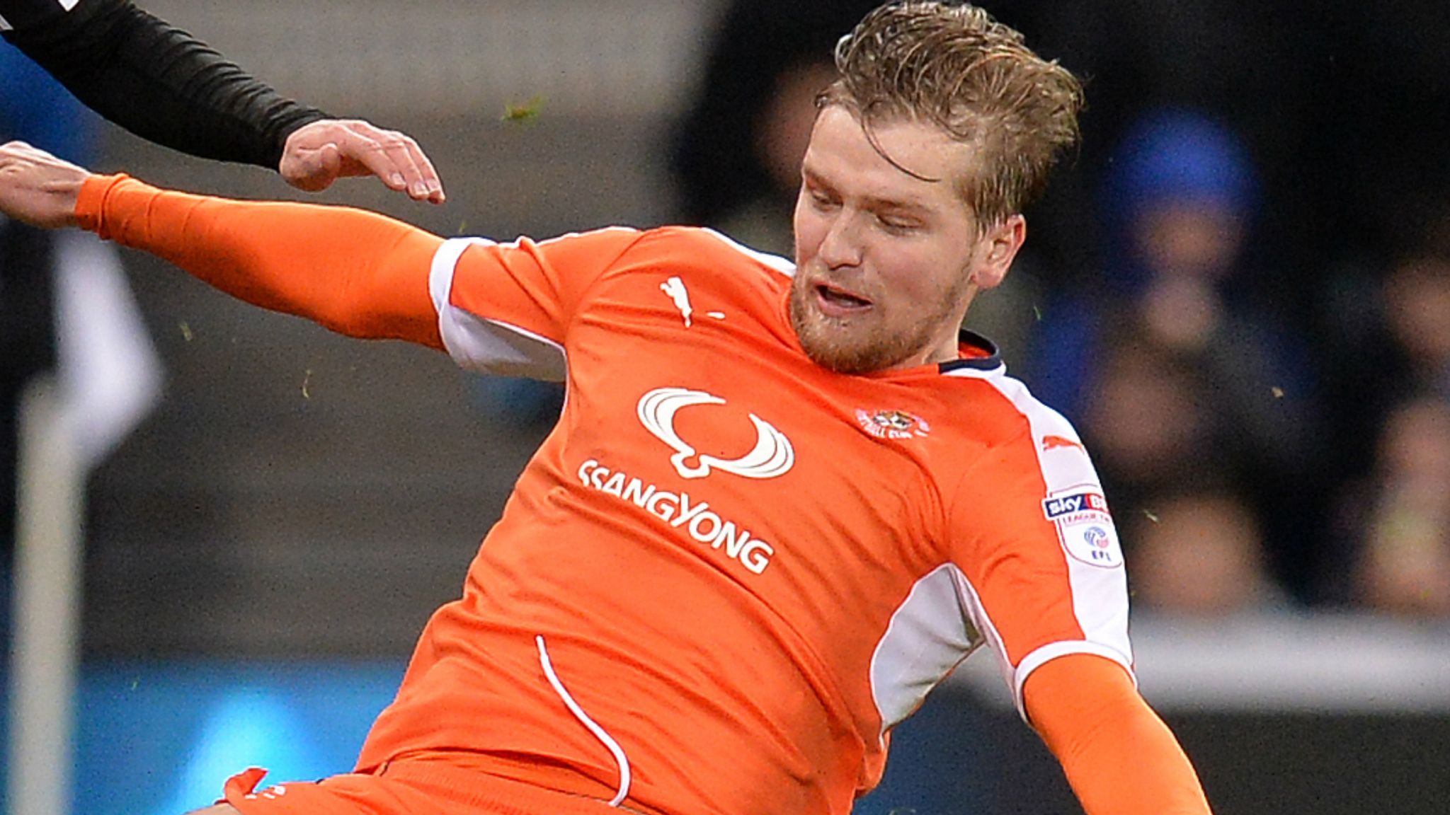 Luton's Luke Berry in hospital for 'possible fracture' sustained