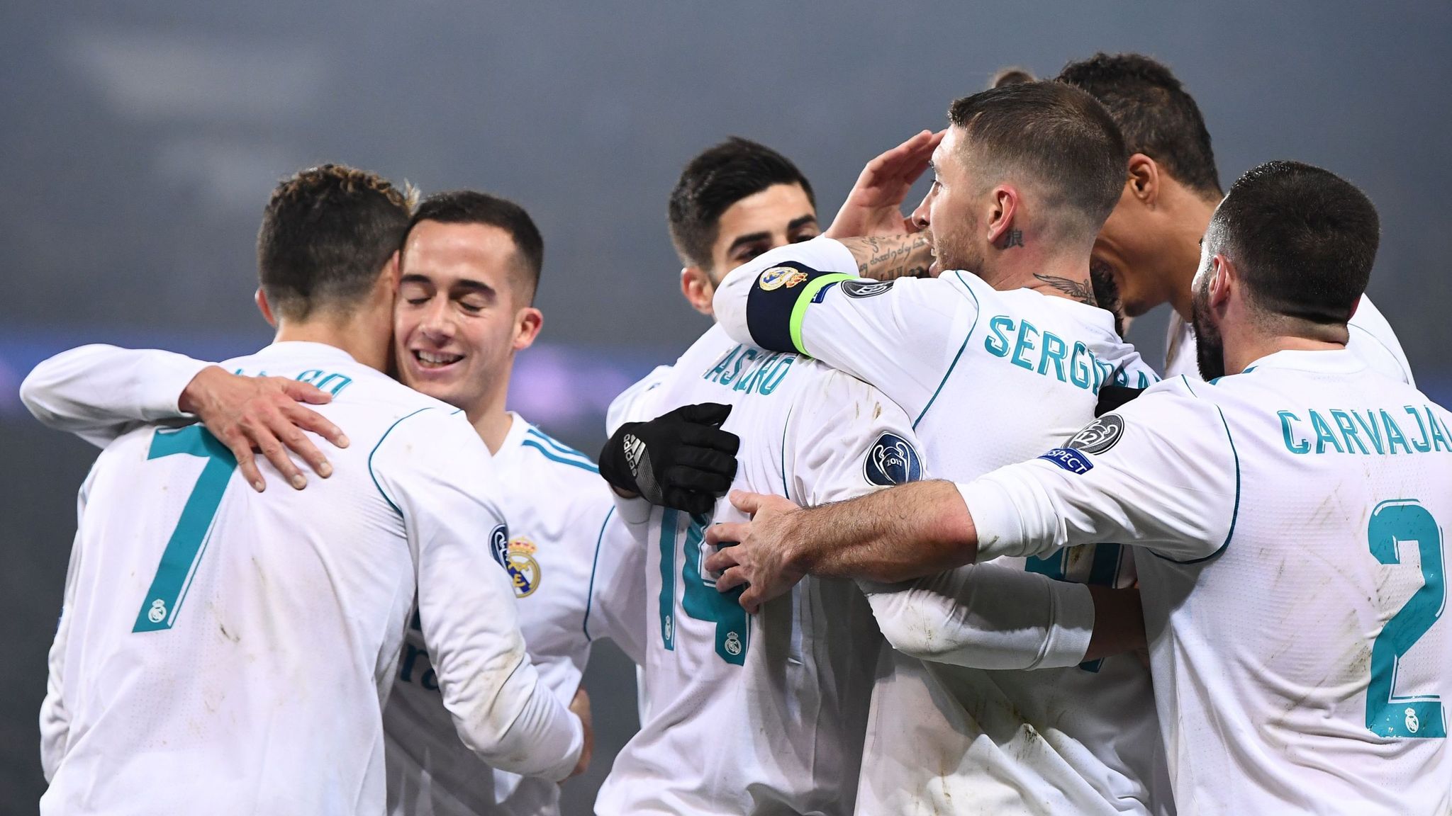 PSG 1-2 Real Madrid (2-5 on aggregate) Zinedine Zidanes side knock PSG out of Champions League Football News Sky Sports