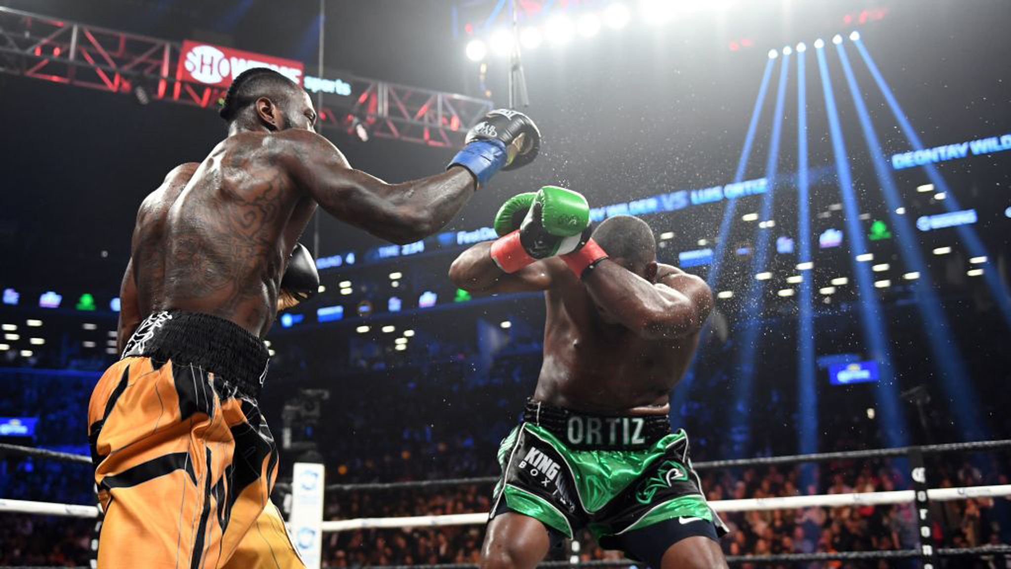 Wilder vs Ortiz Deontay Wilder stops Luis Ortiz in the 10th round to retain WBC world title