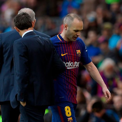 Iniesta a doubt for Chelsea clash