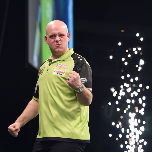 Van Gerwen wins Dutch dust-up