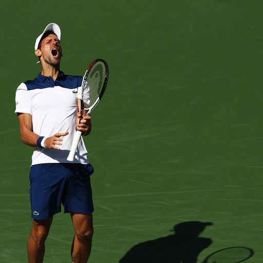 Novak out, Fed through at Indian Wells