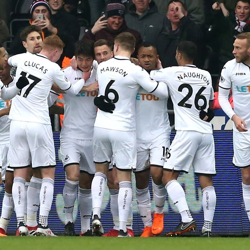 Swansea out of bottom three with win