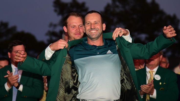 during the final round of the 2017 Masters Tournament at Augusta National Golf Club on April 9, 2017 in Augusta, Georgia.
