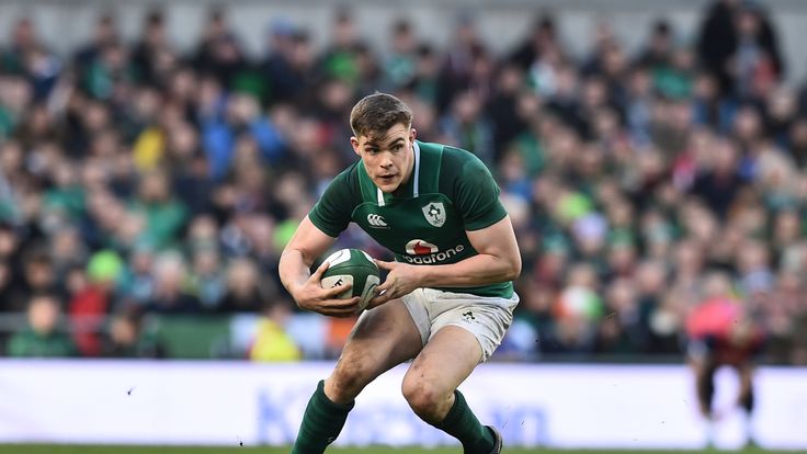 DUBLIN, IRELAND - MARCH 10: Garry Ringrose of Ireland during the Ireland v Scotland Six Nations rugby championship game at Aviva Stadium on March 10, 2018 in Dublin, Ireland. (Photo by Charles McQuillan/Getty Images)