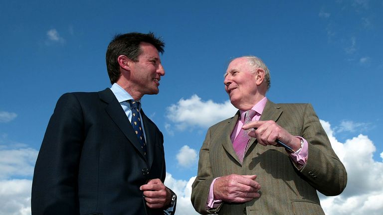 Sir Roger Bannister and Lord Coe
