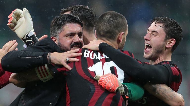 Gattuso has fostered a strong team spirit at AC Milan