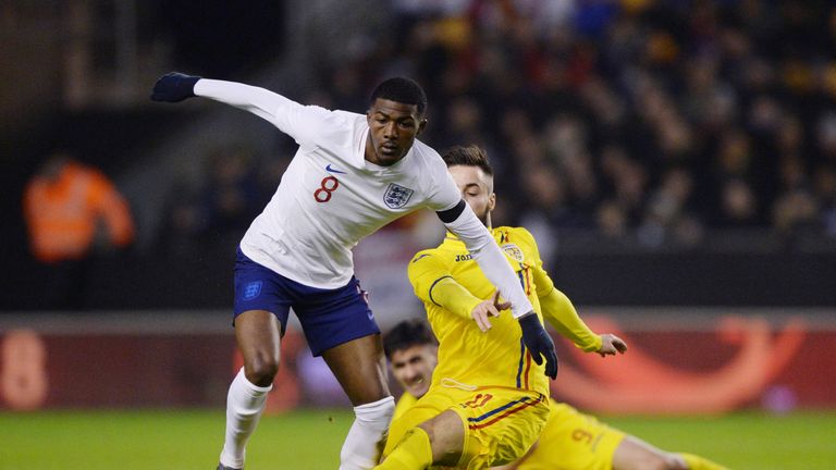 Ainsley Maitland-Niles has featured four times for England U21s this season