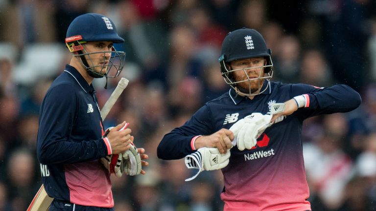 Jonny Bairstow has been preferred to Alex Hales in England's ODI series against New Zealand