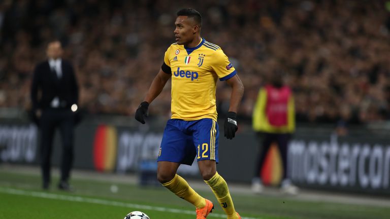 Alex Sandro in action for Juventus