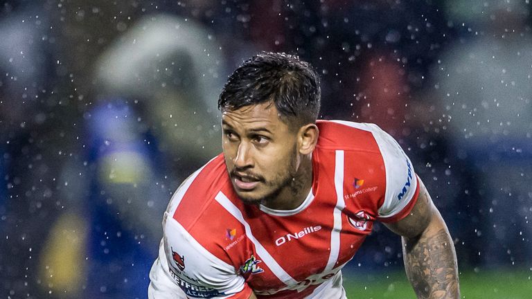 Ben Barba in action for St Helens
