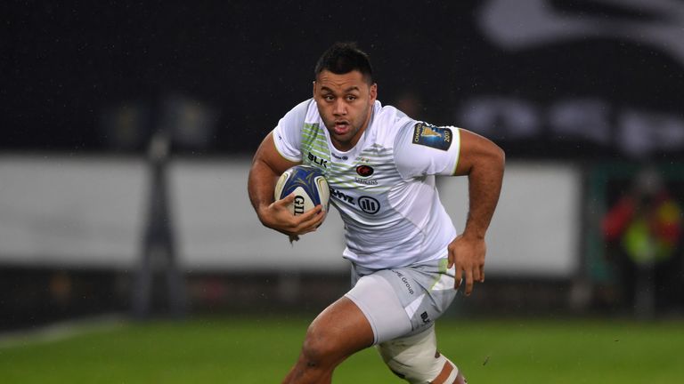Billy Vunipola in Champions Cup action for Saracens