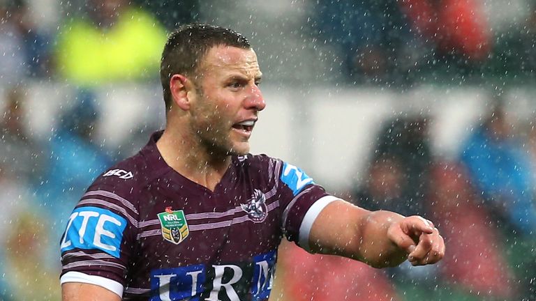 during the round 17 NRL match between the Manly Sea Eagles and the New Zealand Warriors at nib Stadium on July 1, 2017 in Perth, Australia.