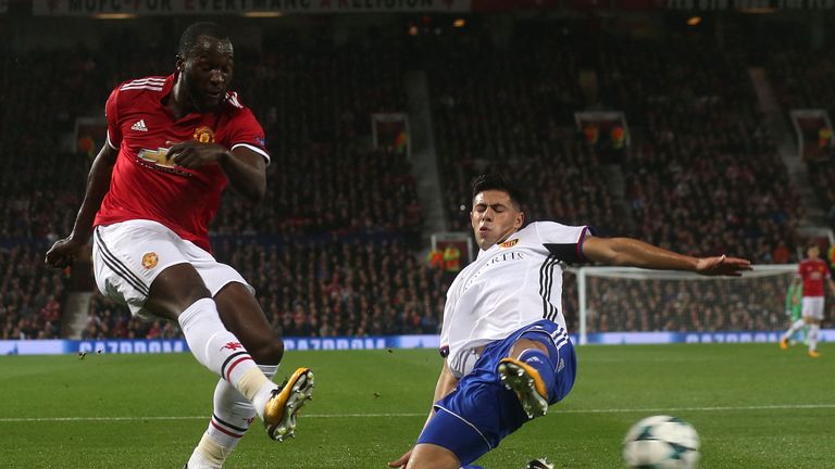 during the UEFA Champions League group A match between Manchester United and FC Basel at Old Trafford on September 12, 2017 in Manchester, United Kingdom.