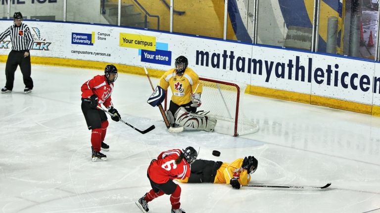 There are six major Blind Ice Hockey tournaments in North America