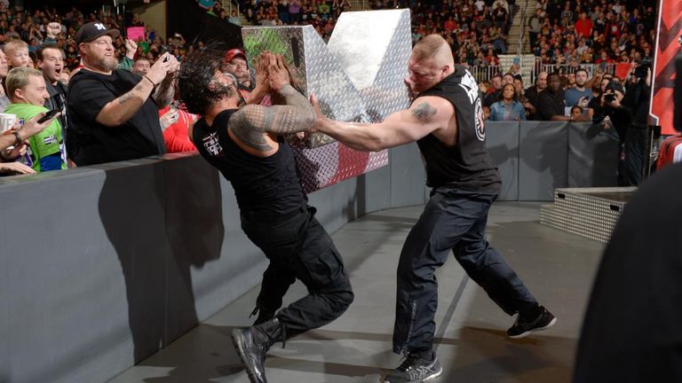Brock Lesnar gave Roman Reigns another pre-WrestleMania beatdown