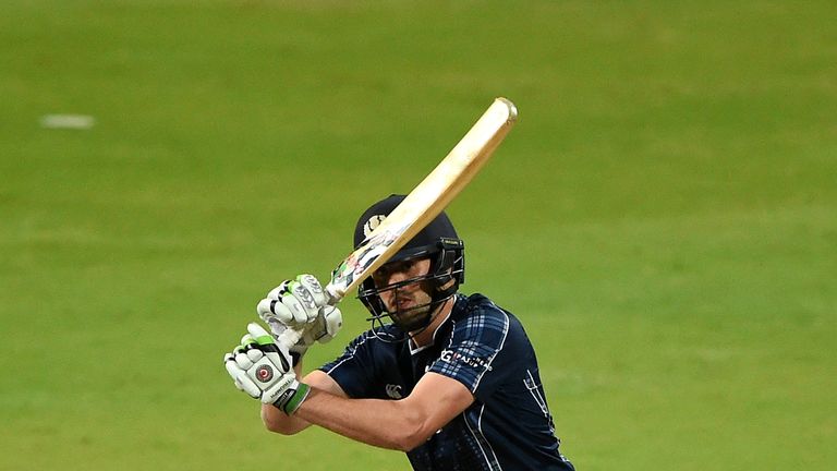x during the Desert T20 Challenge match between Netherlands and Scotland at Sheikh Zayed Cricket Stadium on January 17, 2017 in Abu Dhabi, United Arab Emirates.