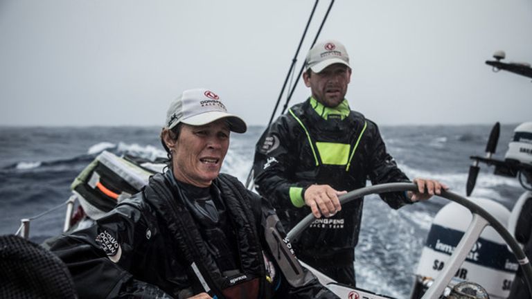 Leg 4, Melbourne to Hong Kong, day 12 on board Dongfeng. Trade winds are back. Photo by Martin Keruzore/Volvo Ocean Race. 13 January, 2018.