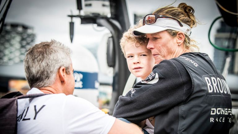 Leg 03, Cape Town to Melbourne. Arrival in Melbourne. Photo by Jesus Renedo/Volvo Ocean Race. 24 December, 2017.