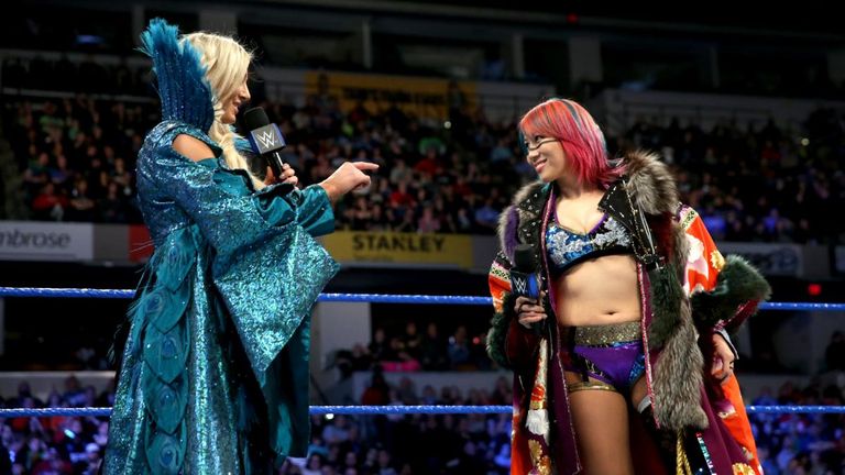 Asuka made her SmackDown debut ahead of the hotly-anticipated match with Charlotte Flair at WrestleMania