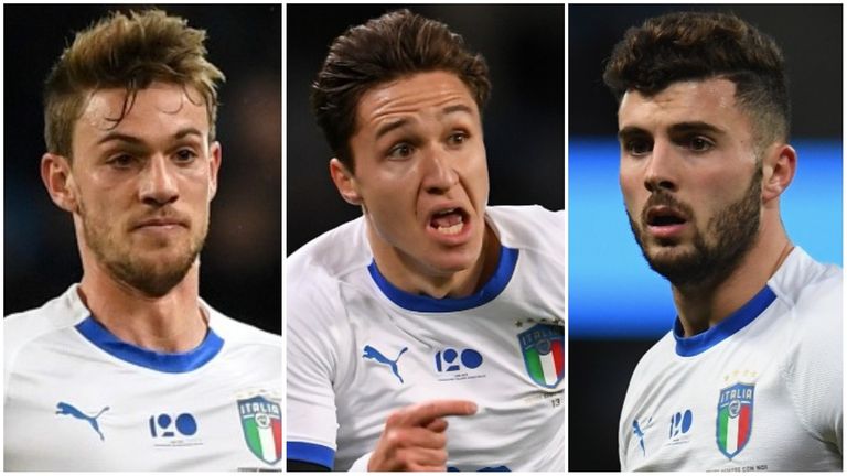 Italy next generation - Chiesa, Cutrone, Rugani