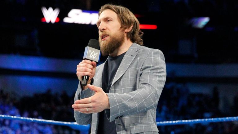 Daniel Bryan addresses the WWE fans after being cleared to return