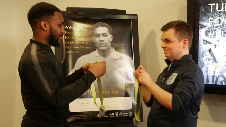 Danny Rose commemorates 100 years since the death of Walter Tull