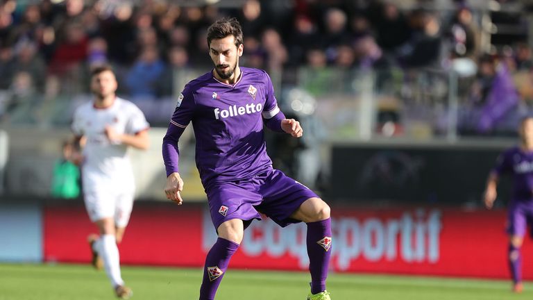Fiorentina captain Davide Astori