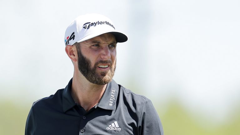 Dustin Johnson during the first round of the World Golf Championships-Dell Match Play at Austin Country Club on March 21, 2018 in Austin, Texas.