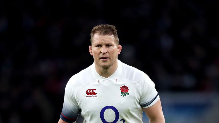 England captain Dylan Hartley 