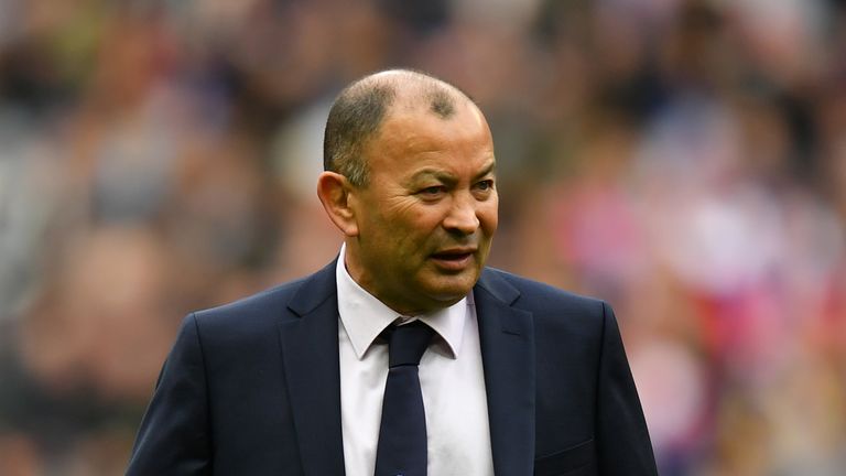 Eddie Jones during the NatWest Six Nations match between France and England at Stade de France on March 10, 2018 in Paris, France.