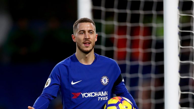  Eden  Hazard  hints at Chelsea stay by targeting Premier 