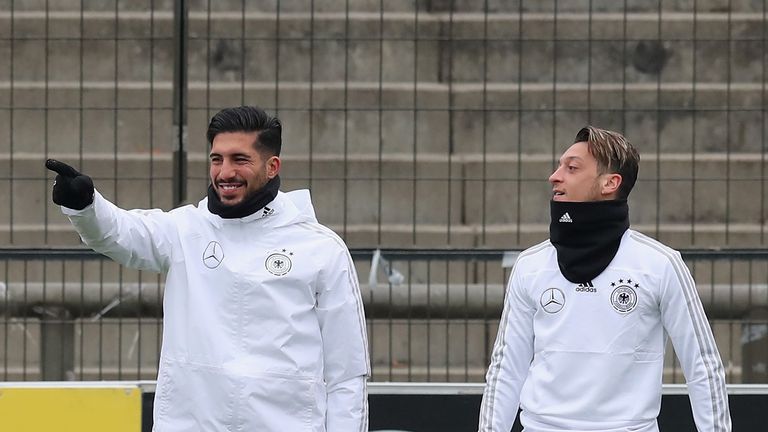 Emre Can and Mesut Ozil will not feature for Germany against Brazil