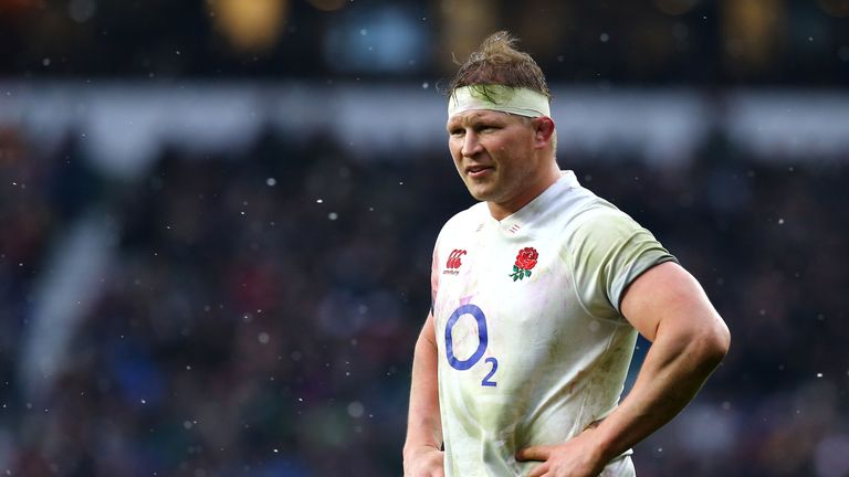 England's Dylan Hartley during the NatWest Six Nations match against Ireland at Twickenham Stadium on March 17, 2018