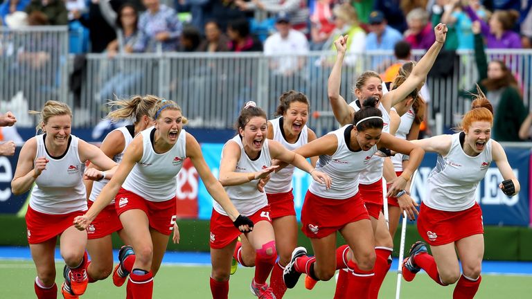XXX of ZZZ competes in the XXX at Glasgow National Hockey Centre during day nine of the Glasgow 2014 Commonwealth Games on August 1, 2014 in Glasgow, United Kingdom.