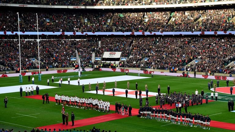 Only five of England's home matches have been held away from Twickenham in the professional era