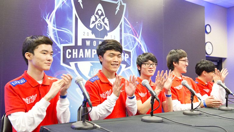 The 2013 World Champions. Of these five players, only one remain on the roster today. The rest have had their playstyles invalidated by the constantly changing game (credit: Riot Games)