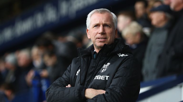 West Brom manager Alan Pardew