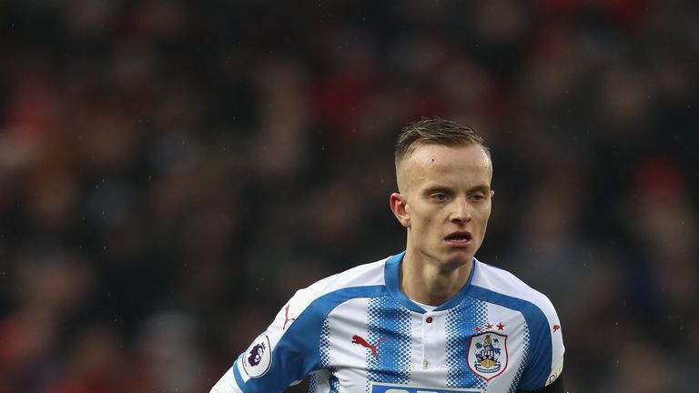 Huddersfield defender Florent Hadergjonaj