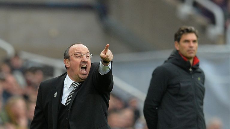 Newcastle manager Rafael Benitez